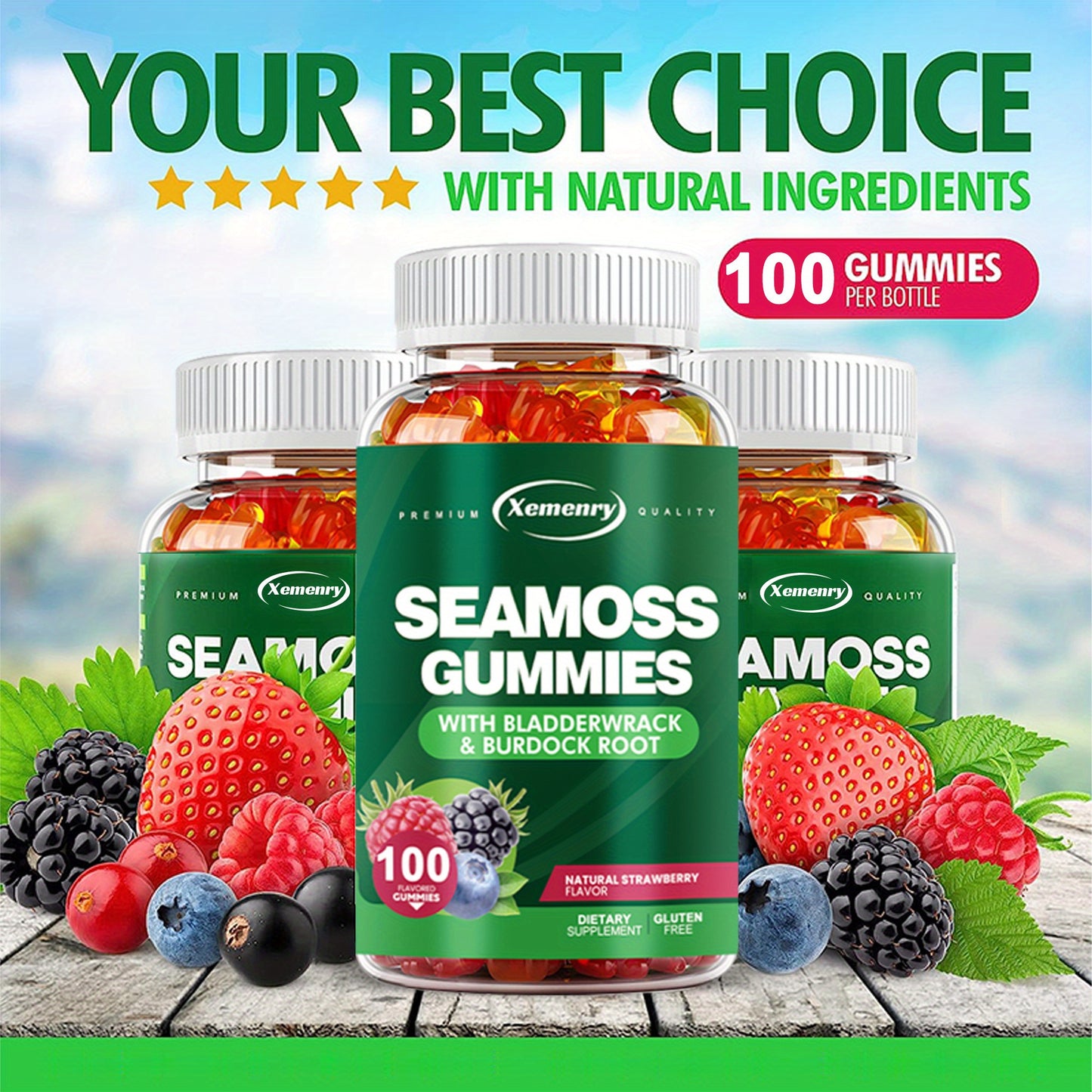 Seamoss Gummies 3000mg