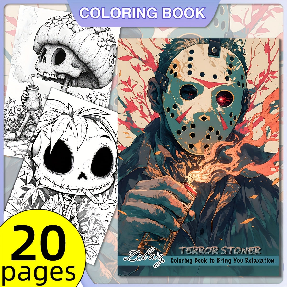 Halloween Horror Coloring Book