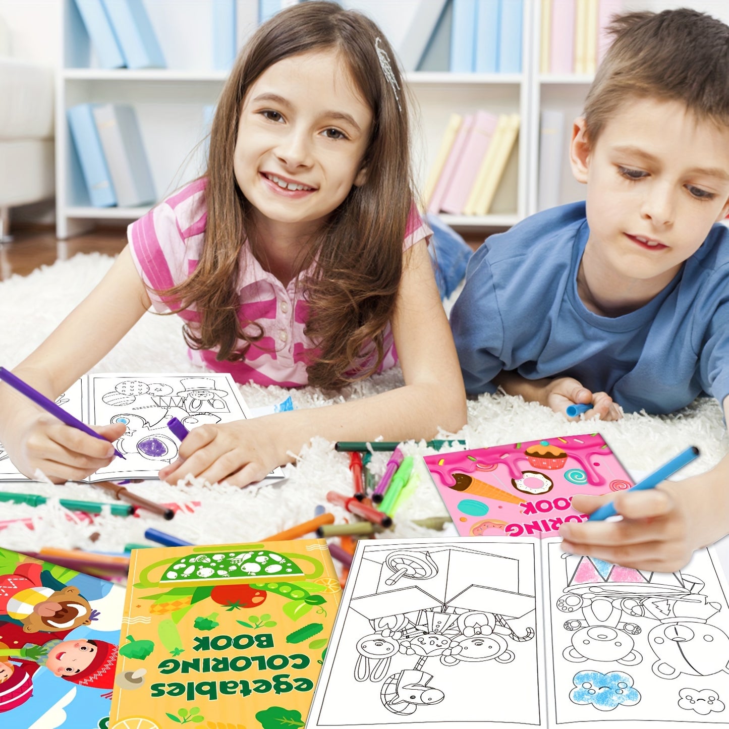 48Pack Mini Coloring Books for Kids