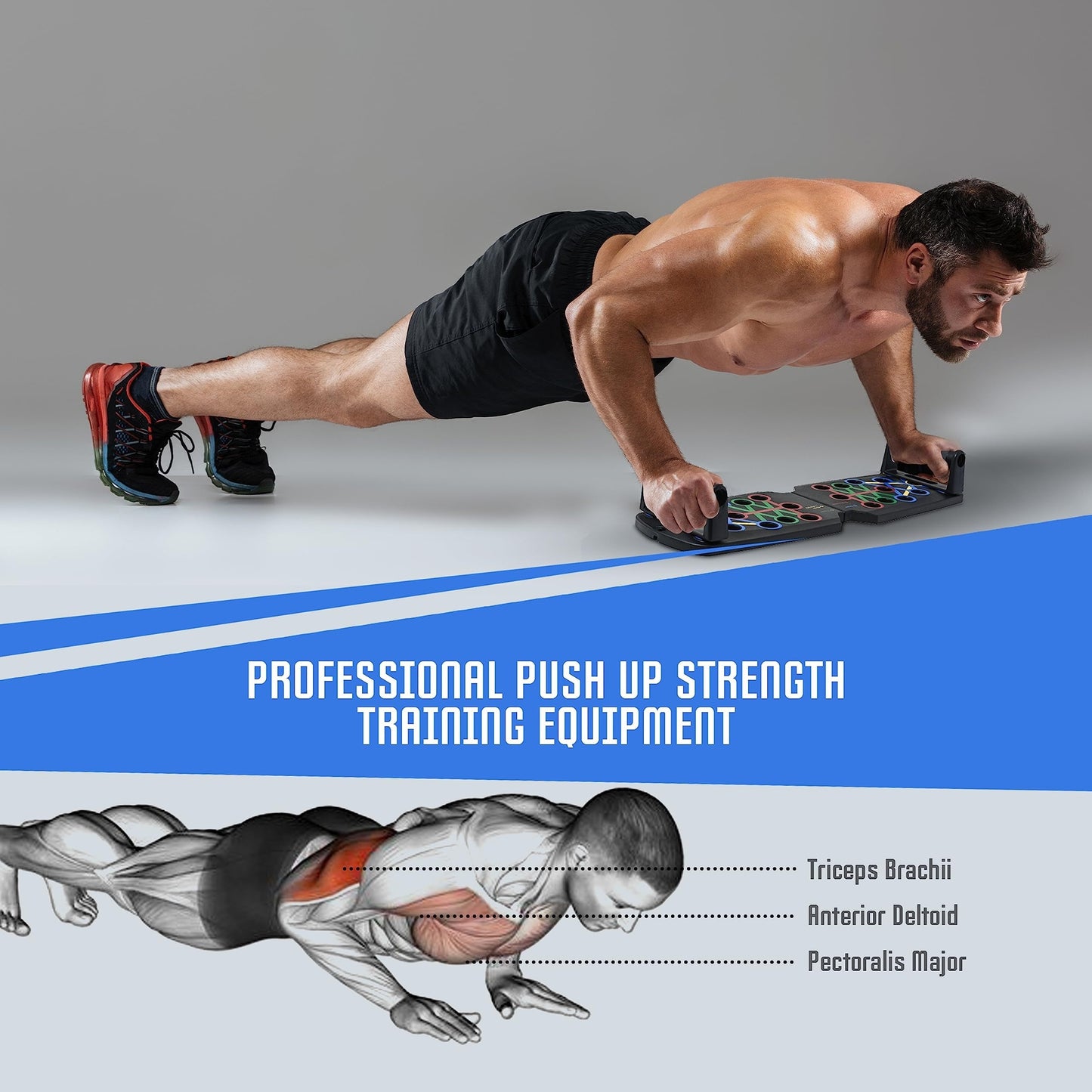 Premium Multifunctional Folding Push-up Board for Fitness Strength Training