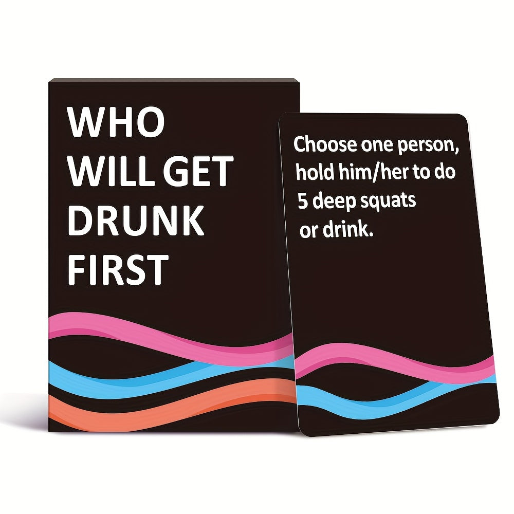 Adult Drinking Card Game - Who Will Get Drunk First