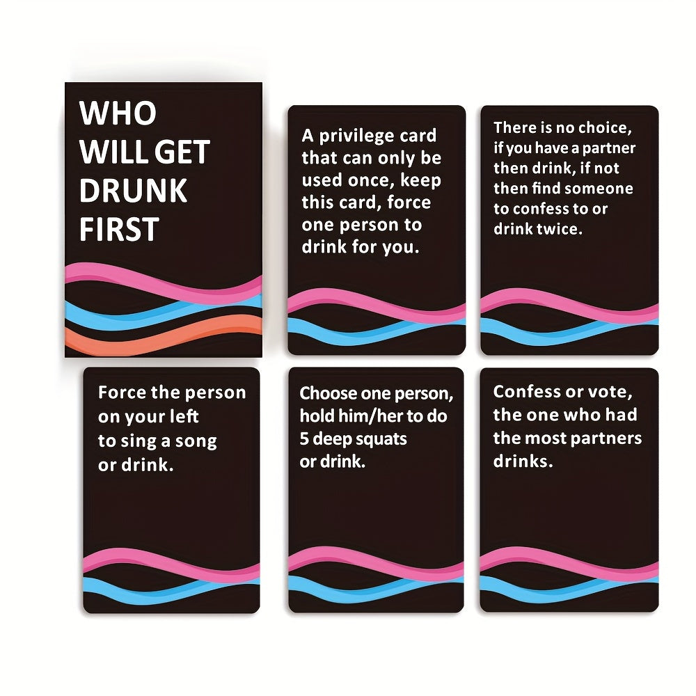 Adult Drinking Card Game - Who Will Get Drunk First