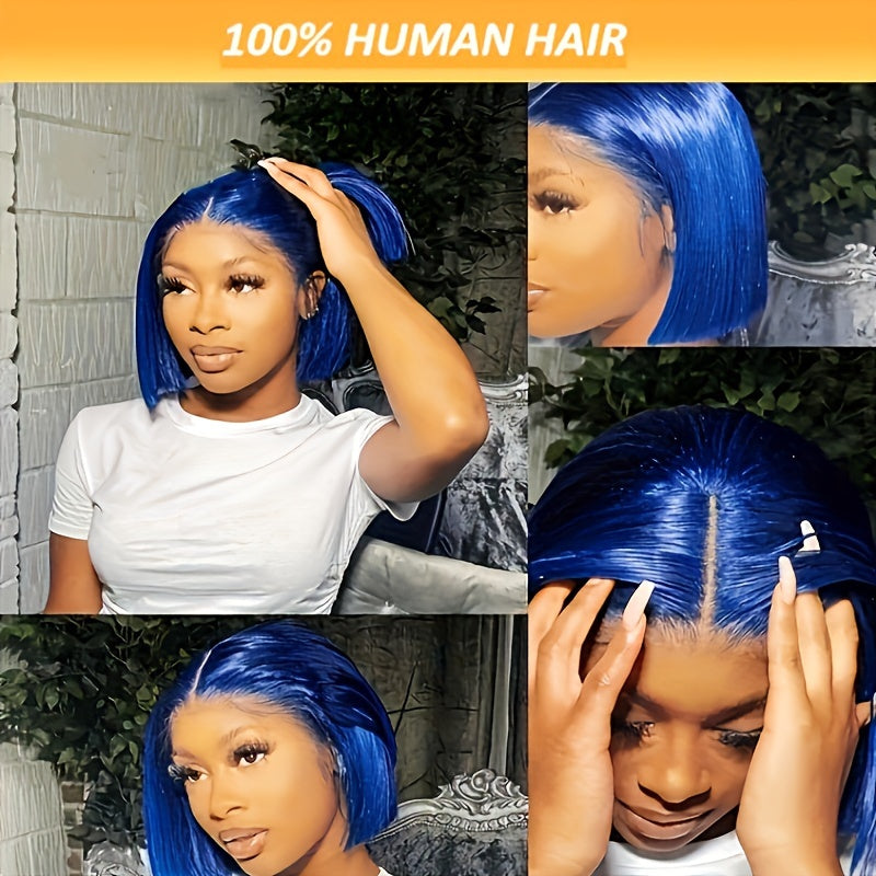 180% Density Bob Wig - Human Hair with 13x4 Lace Front