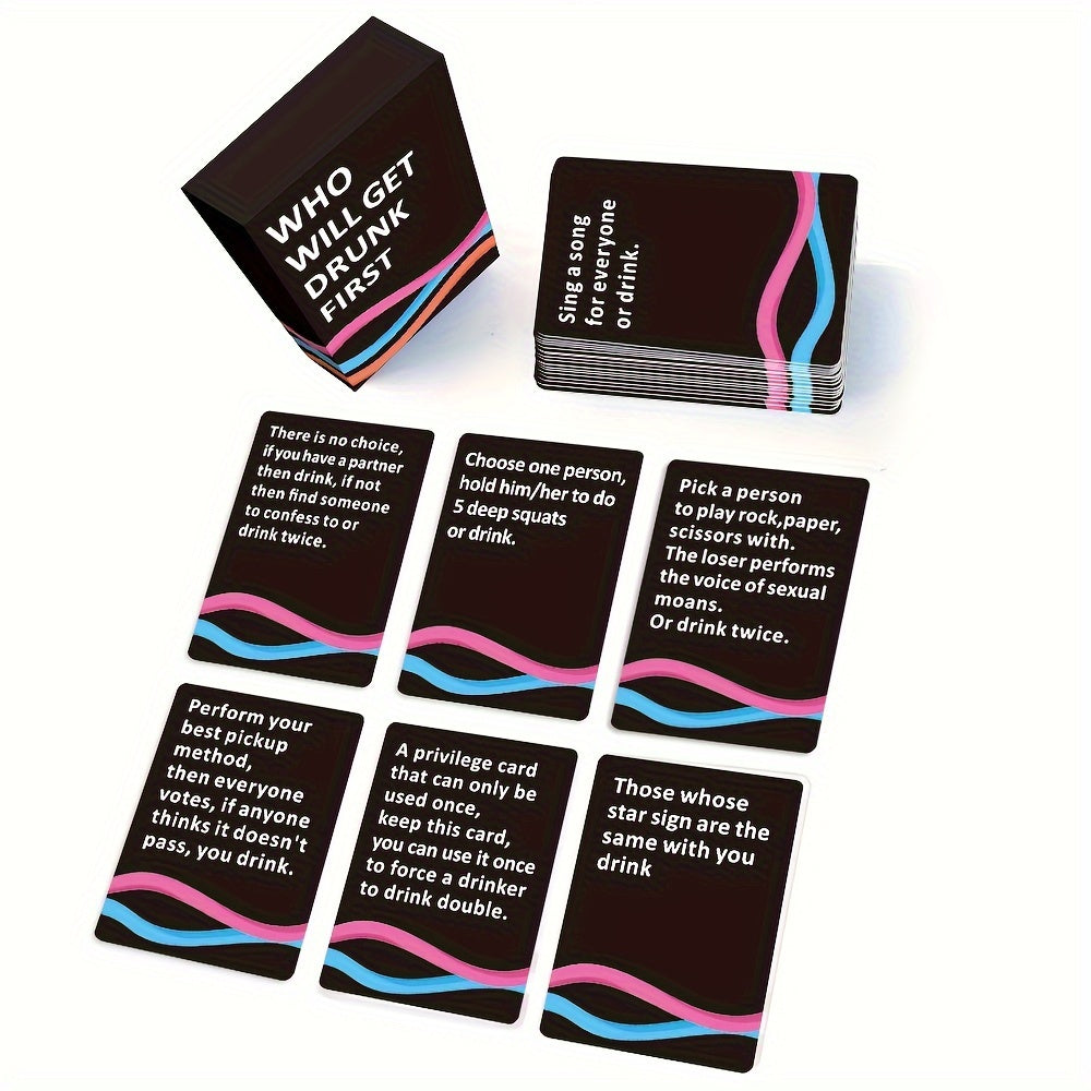 Adult Drinking Card Game - Who Will Get Drunk First