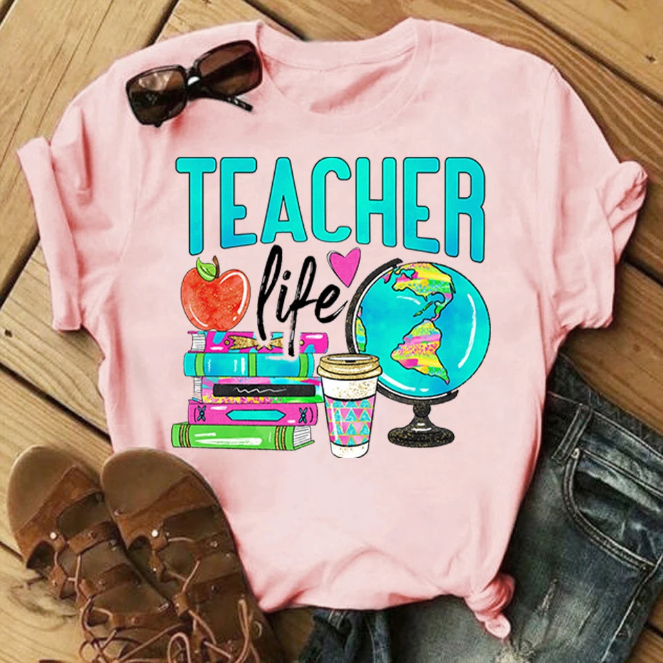 Teacher Life New Short Sleeve T-Shirt