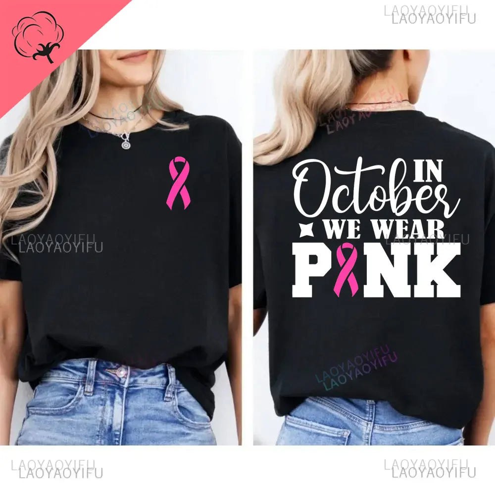 Pink October Awareness I Am A Survivor T-shirt