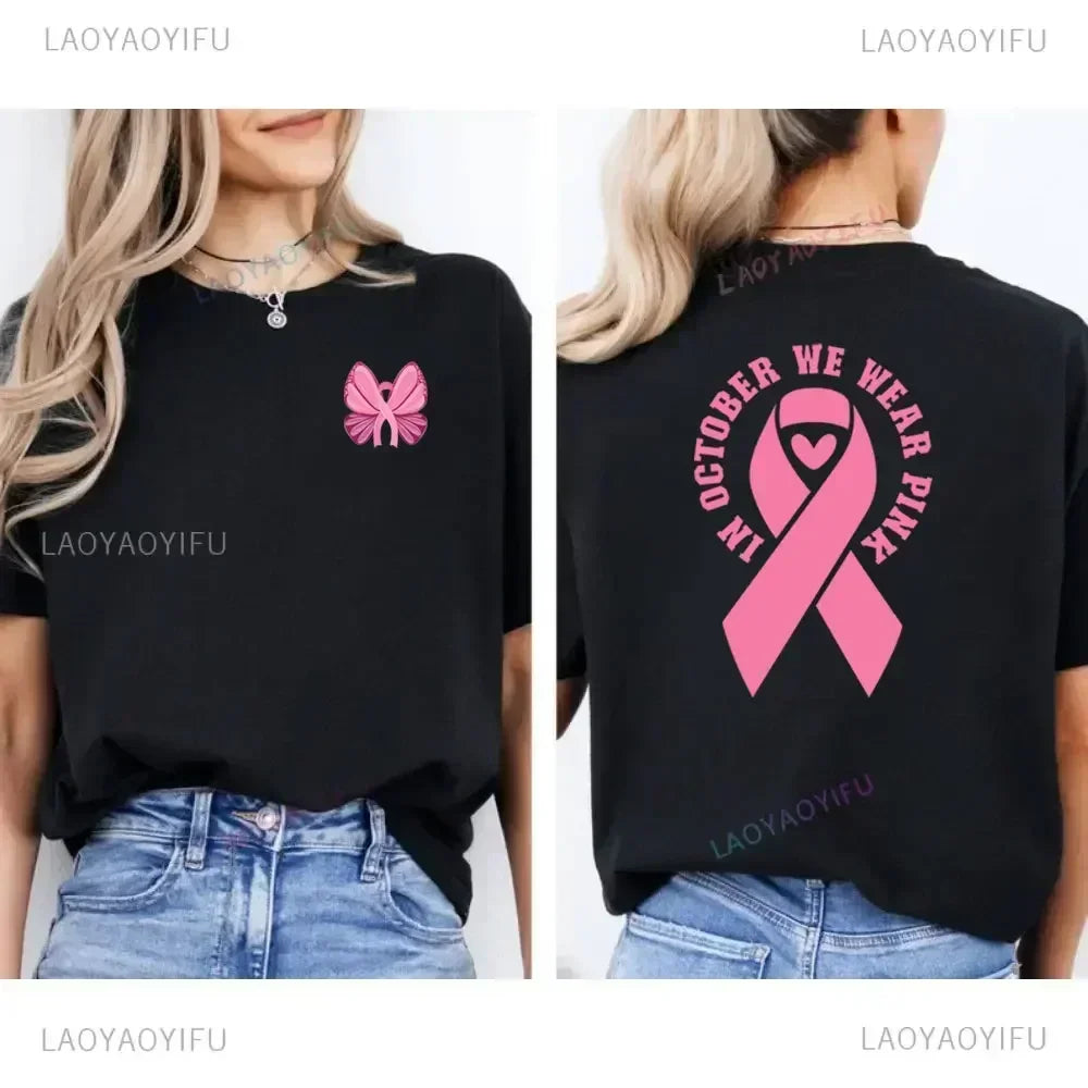 Pink October Awareness I Am A Survivor T-shirt