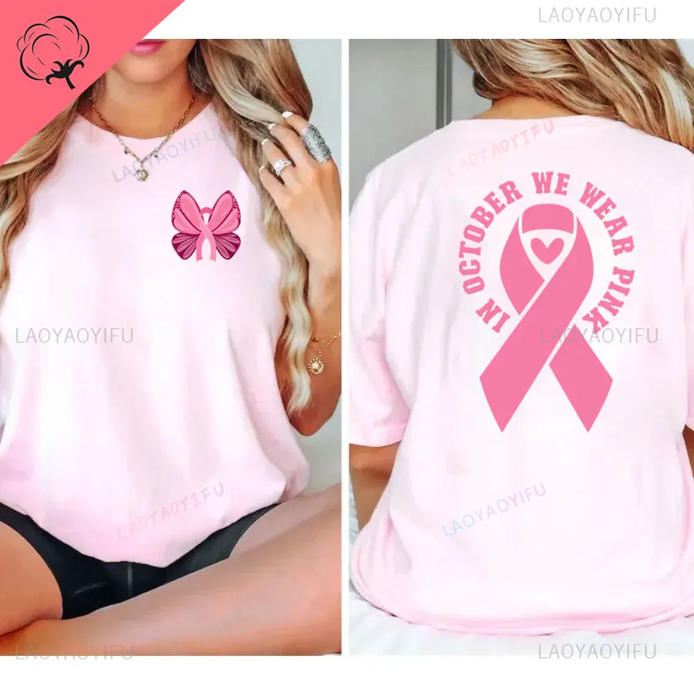 Pink October Awareness I Am A Survivor T-shirt