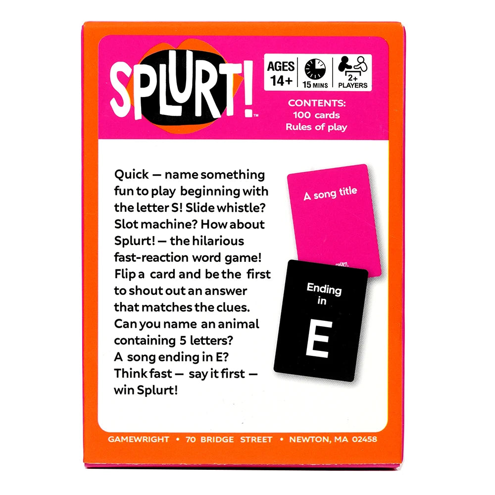 Splurt! Card Game Splurt