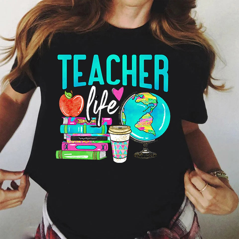 Teacher Life New Short Sleeve T-Shirt