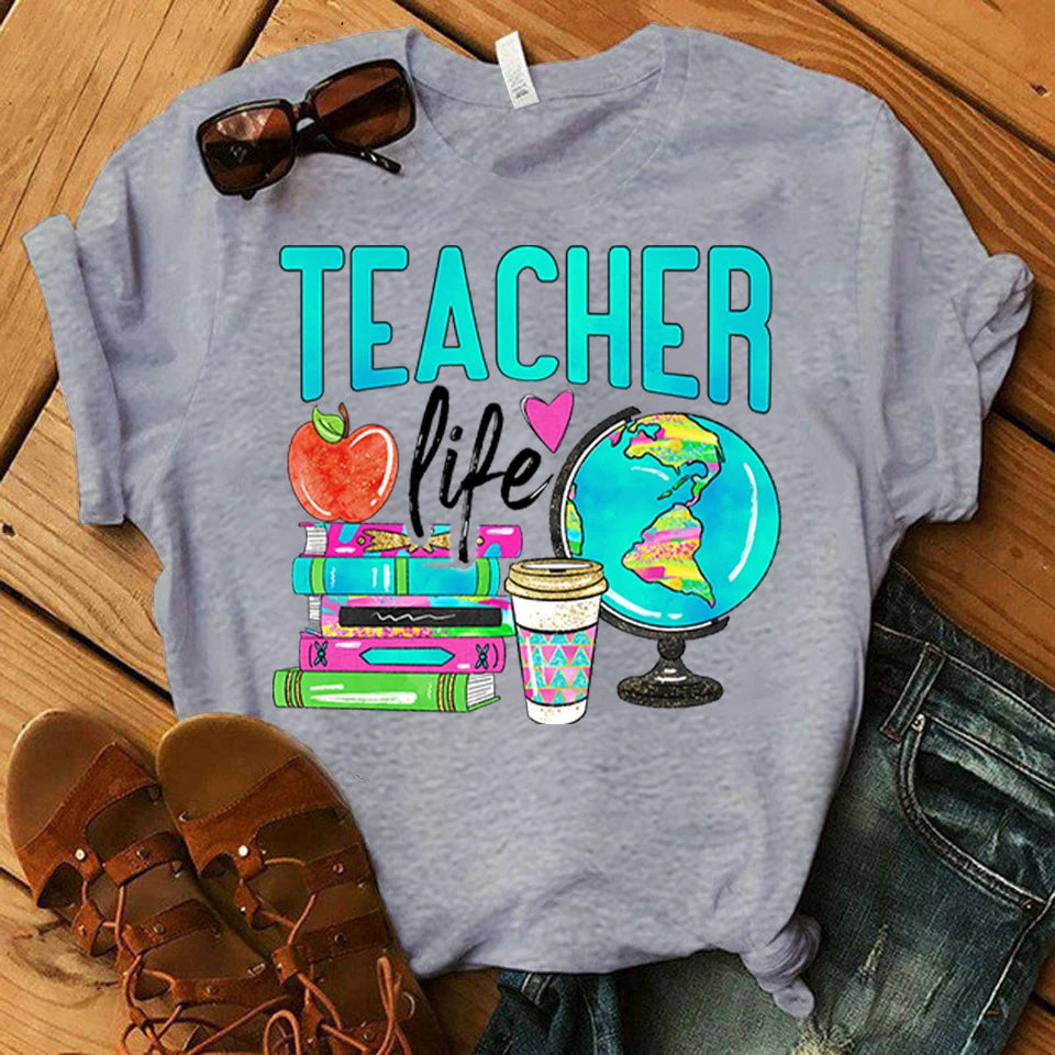 Teacher Life New Short Sleeve T-Shirt