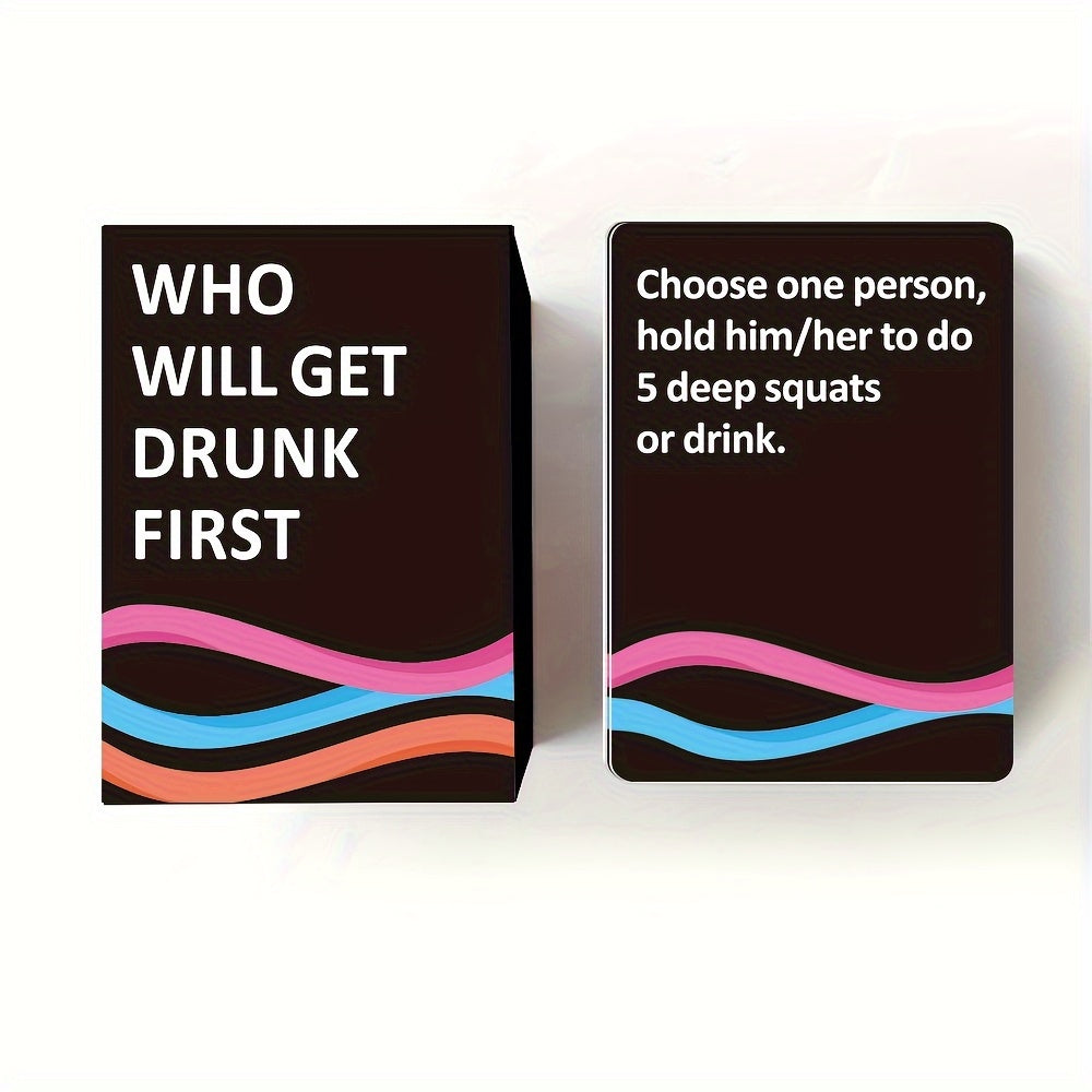 Adult Drinking Card Game - Who Will Get Drunk First