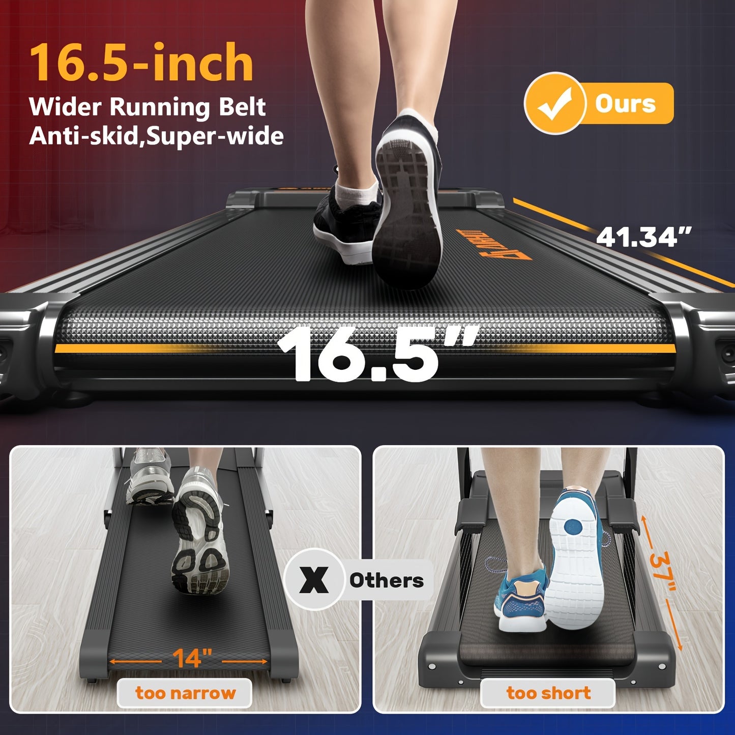 4-in-1 Under Desk Treadmill - Exercise & Fitness