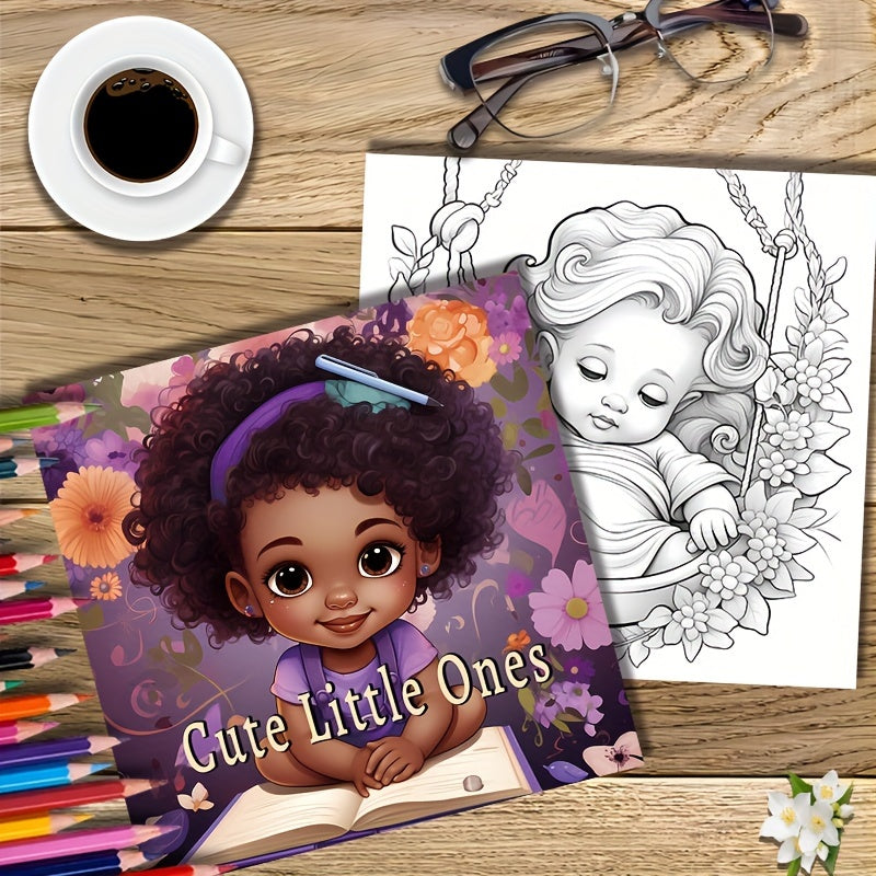 Cute Little Ones Coloring Book