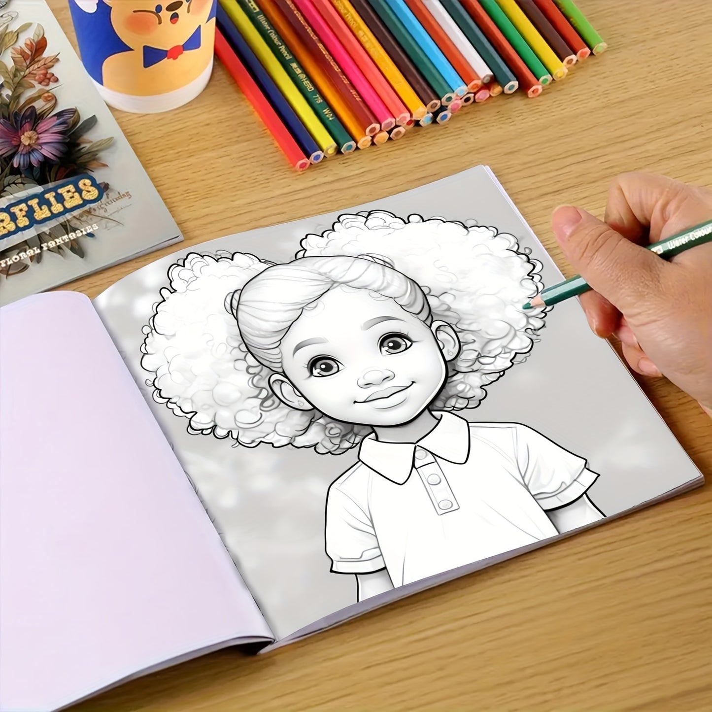 African-American Dolls Coloring Book