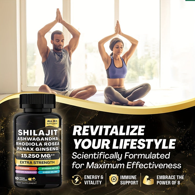 Pure Himalayan Shilajit Supplement With 7+ Super Ingredients